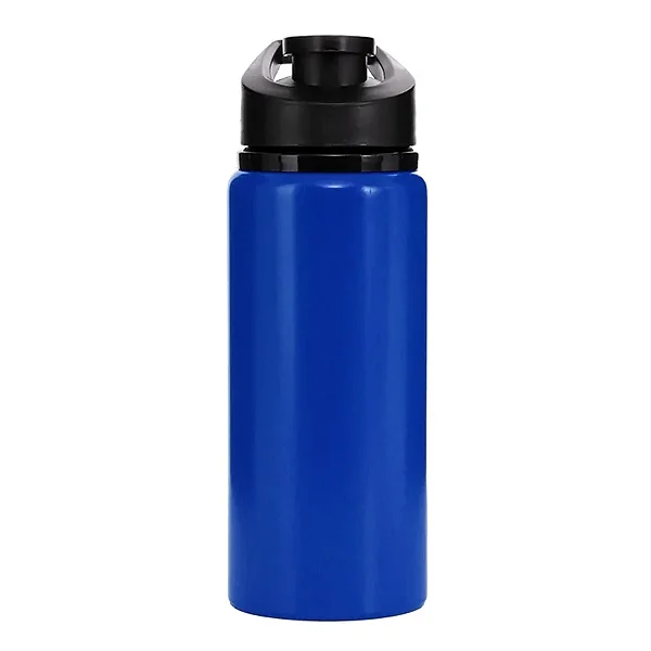 Garrafa Squeeze com a tampa azul