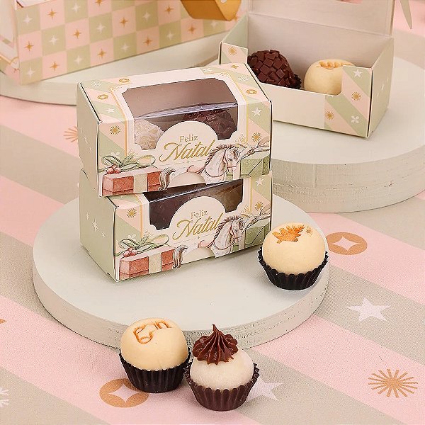 CAIXA PARA 2 DOCES COM VISOR JANGO