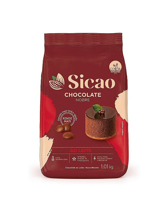 CHOCOLATE GOTAS AO LEITE SICAO GOLD 1,01KG