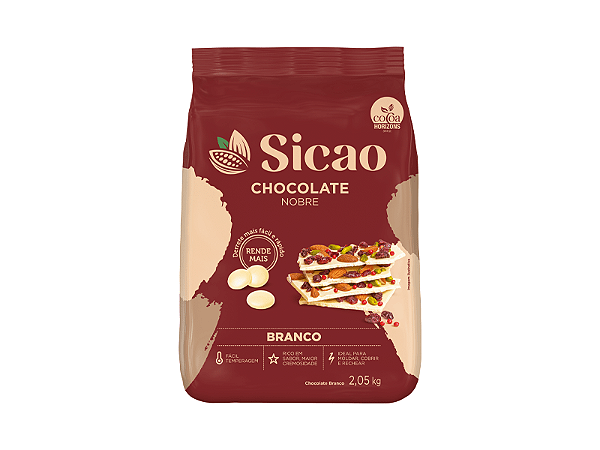 CHOCOLATE GOTAS BRANCO SICAO GOLD 2,05KG