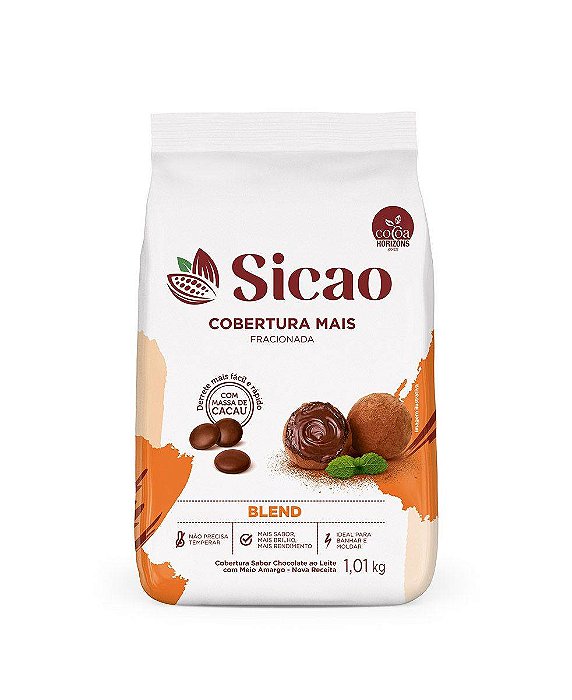 COBERTURA GOTAS BLEND 1,01KG SICAO MAIS