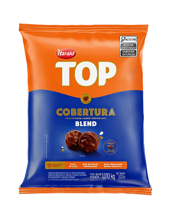 COBERTURA GOTAS BLEND TOP HARALD 1,01KG