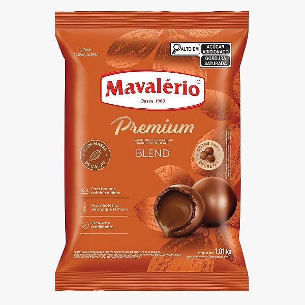 COBERTURA GOTAS BLEND 1,01KG MAVALERIO