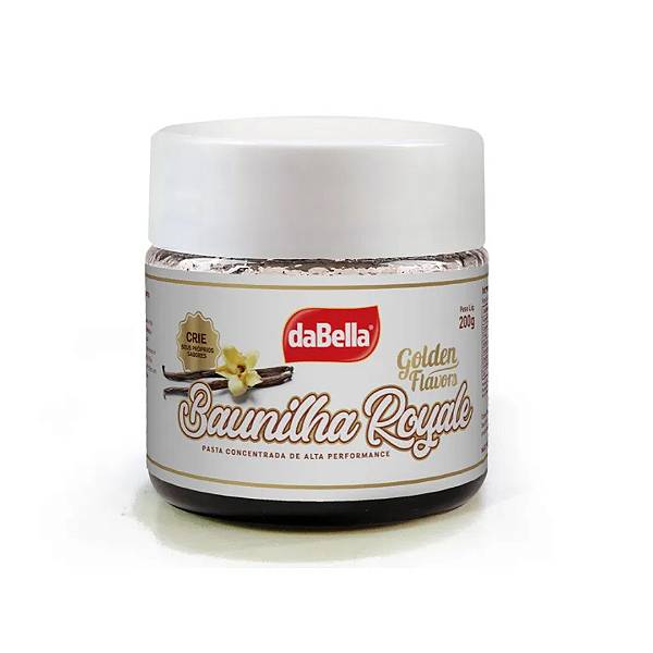 PASTA SABORIZANTE BAUNILHA ROYALE GOLDEN FLAVORS 200GR DABELLA