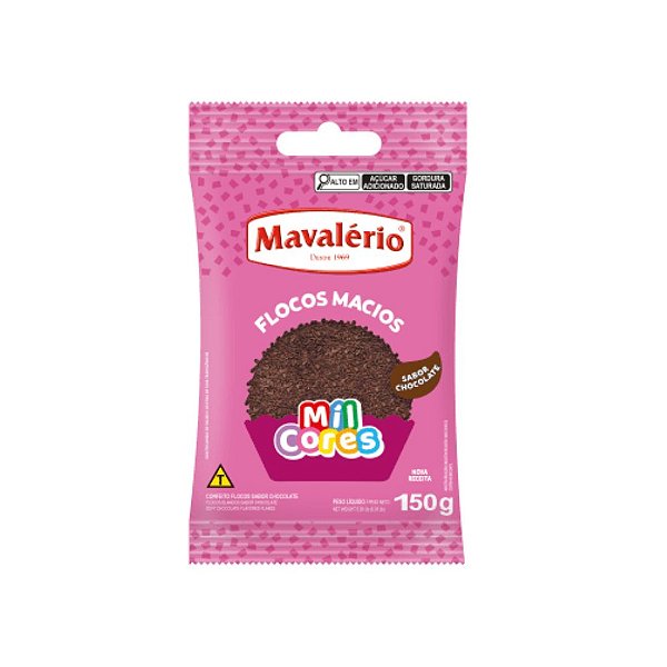 FLOCOS MACIO SABOR CHOCOLATE MIL CORES 500GR MAVALERIO