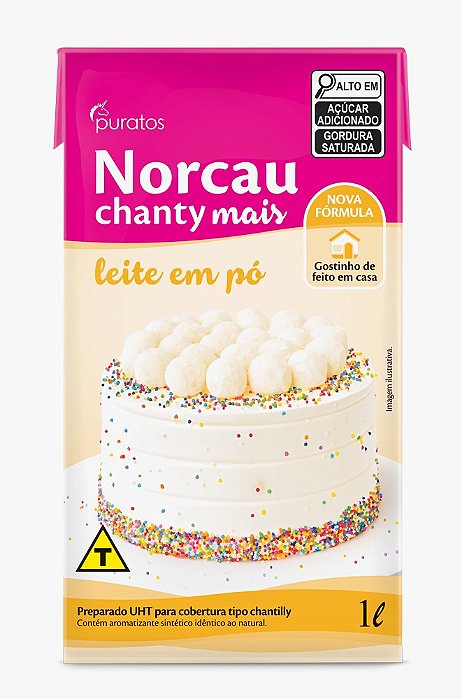 CHANTILLY NORCAU CHANTY MAIS LEITE EM PÓ 1LT