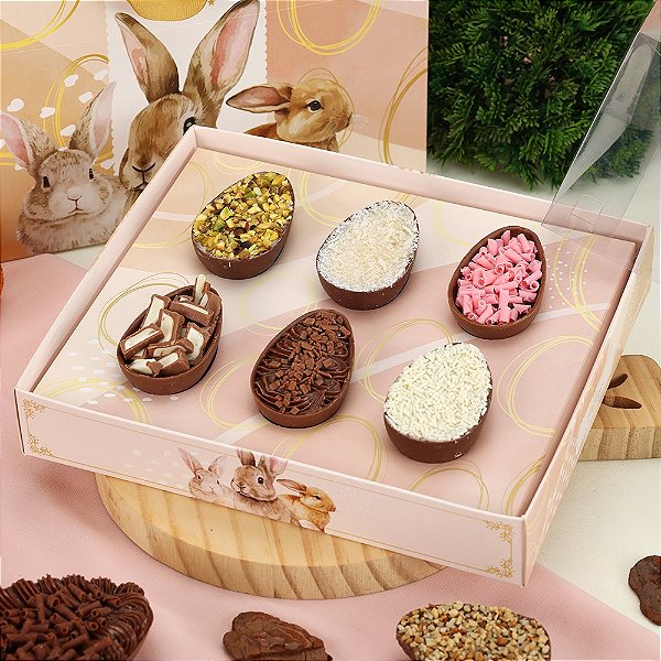 CAIXA 6 MINI OVOS 50GR BELISSIMA JANGO