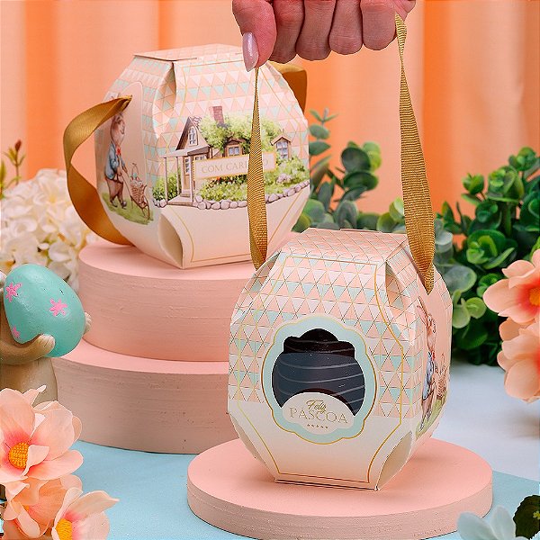 CAIXA OVO EM PE 100GR/150GR CARINHOSA JANGO