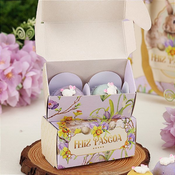 CAIXA PARA 2 DOCES FLORESCER JANGO