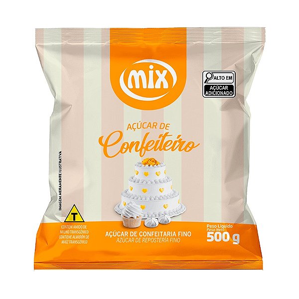 AÇUCAR DE CONFEITEIRO 500GR MIX