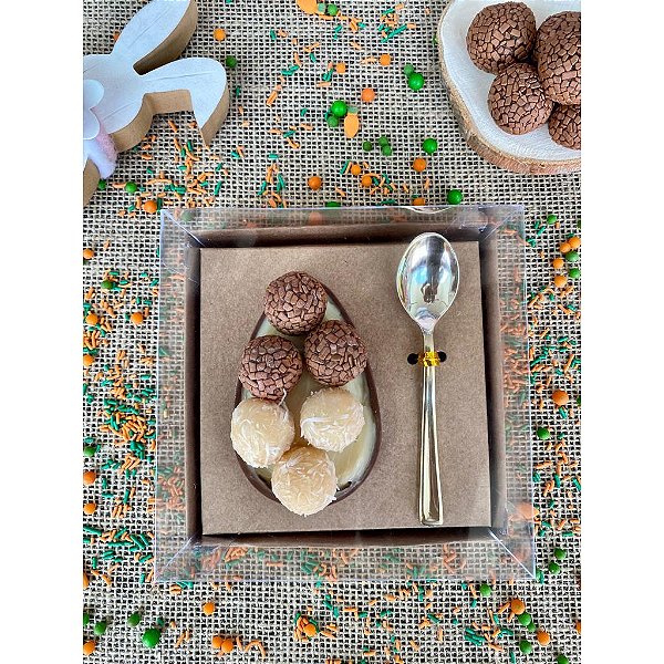 CAIXA OVO DE COLHER 100GR/150GR KRAFT MAX PAPER