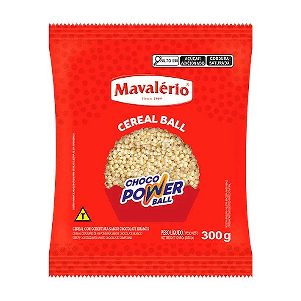 CEREAL MICRO BRANCO CHOCO POWER BALL 300GR