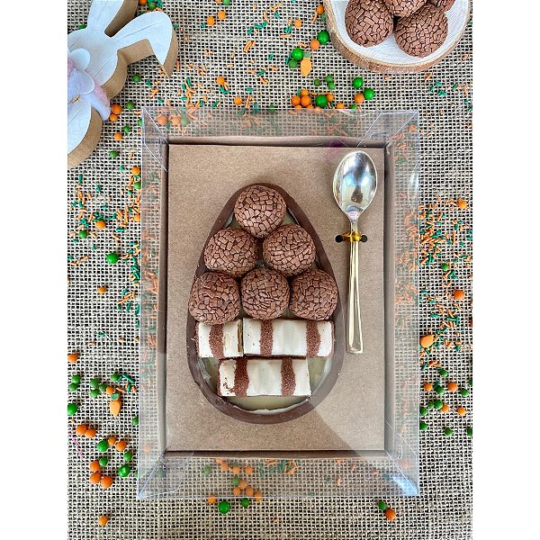 CAIXA OVO DE COLHER 350GR KRAFT MAX PAPER