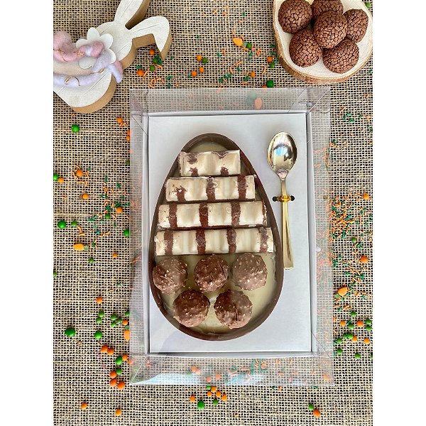 CAIXA OVO DE COLHER 500GR BRANCA MAX PAPER