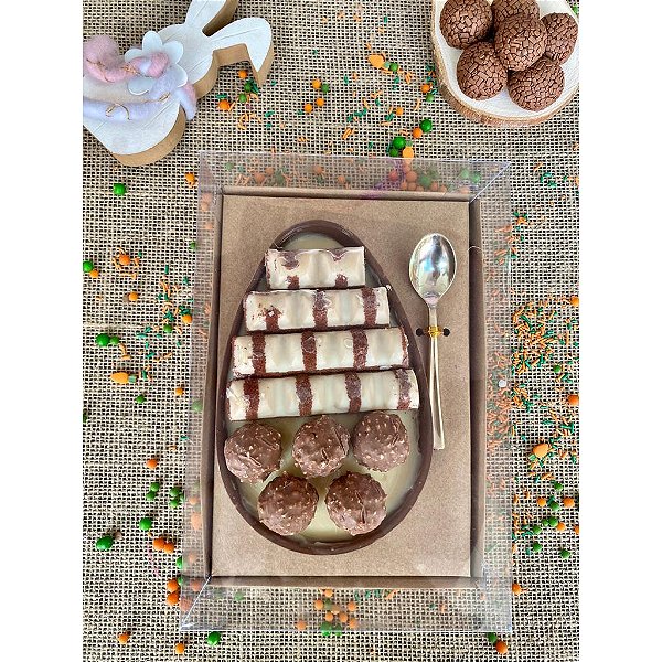 CAIXA OVO DE COLHER 500GR KRAFT MAX PAPER