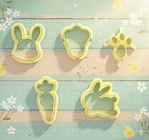 KIT CORTADORES PÁSCOA BLUESTAR PCT/5UN