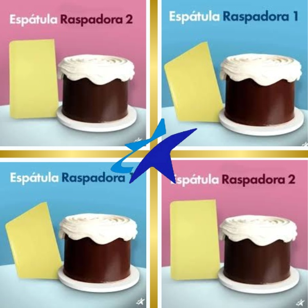 ESPÁTULA RASPADORA AMARELA BLUESTAR