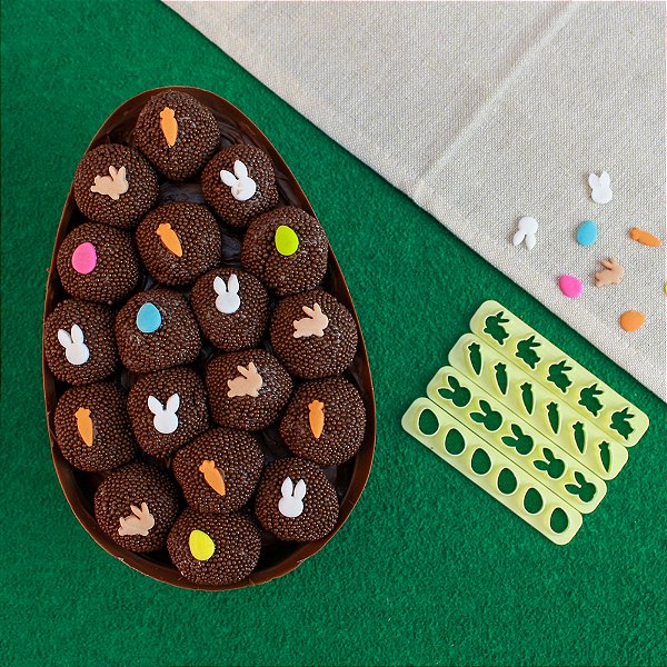 CORTADOR KIT RÉGUAS MINIATURAS PÁSCOA PCT/4UN BLUESTAR