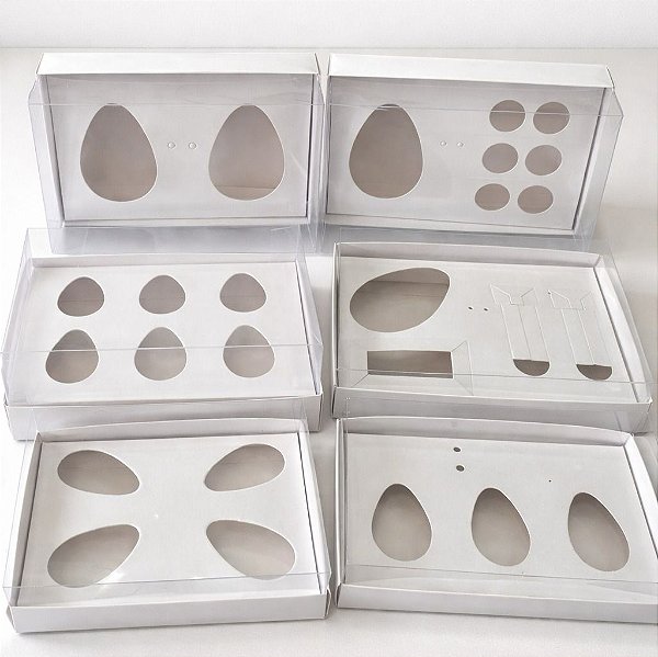 KIT AMOSTRAS CAIXAS OVO DE COLHER C/6UN MAX PAPER