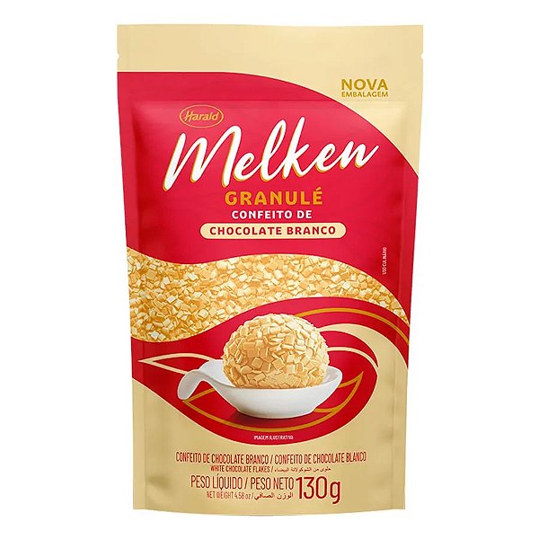 GRANULÉ MELKEN CHOCOLATE BRANCO 400GR HARALD
