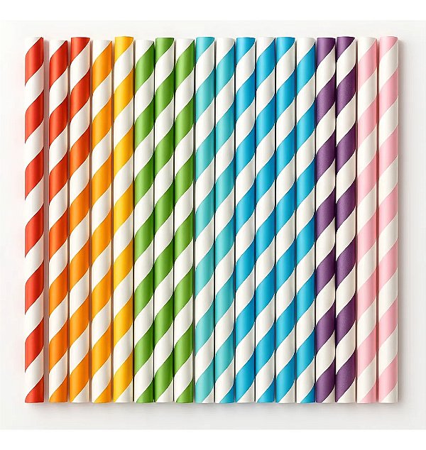 CANUDO PAPEL LISTRADO PCT/20UN SILVER FESTAS