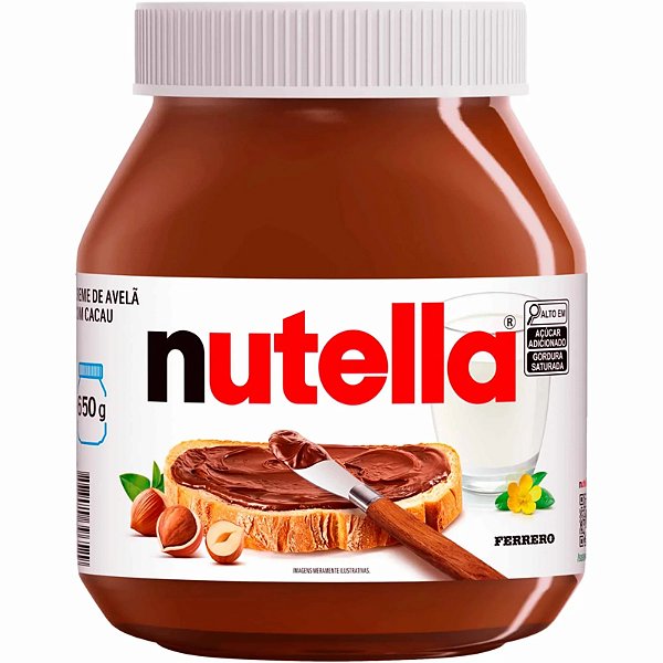CREME DE AVELÃ NUTELLA FERRERO 350GR