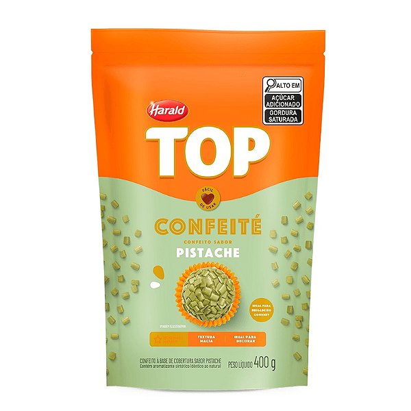 GRANULADO TOP CONFEITÉ PISTACHE 400GR HARALD