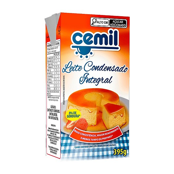 LEITE CONDENSADO 395GR CEMIL