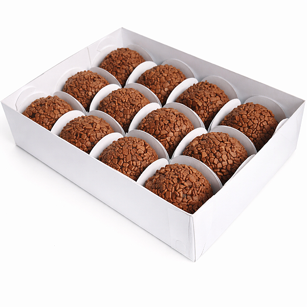 CAIXAS PARA DOCES SEM BORDA BRANCA MAX PAPER