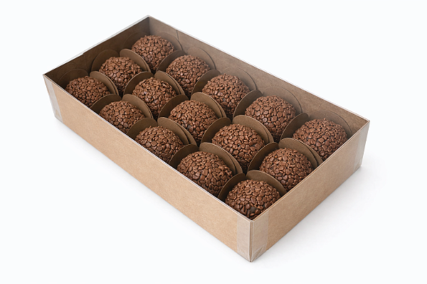 CAIXAS PARA DOCES SEM BORDA KRAFT MAX PAPER