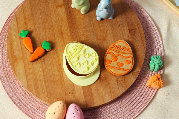 CORTADOR COM CARIMBO OVINHO DECORADO BLUESTAR