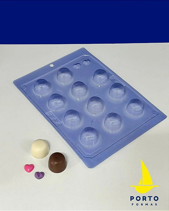 FORMA ACETATO 507 BOMBOM RISCADO PORTO FORMAS