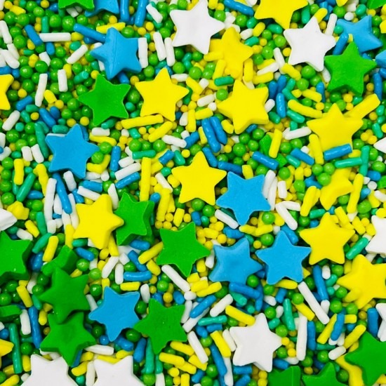 CONFEITOS DE AÇÚCAR SPRINKLES BRASIL COPA JADY CONFEITOS