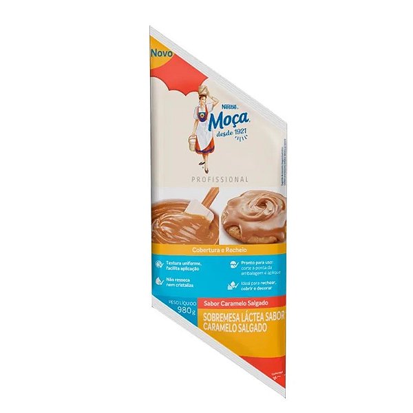 RECHEIO MOÇA CARAMELO SALGADO 980GR NESTLE