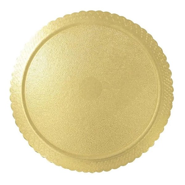 CAKE BOARD REDONDO OURO ULTRAFEST