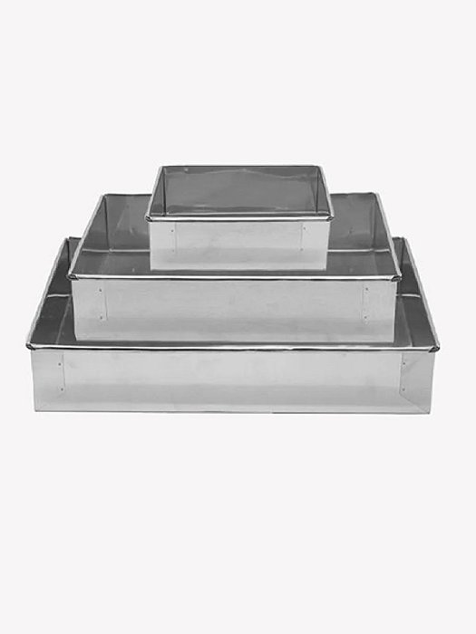 FORMA RETANGULAR FUNDO FIXO ALUMÍNIO 7CM RS FORMAS