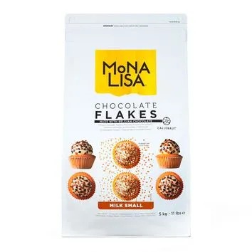 FLAKES DE CHOCOLATE AO LEITE 4M 5KG MILK SMALL MONALISA