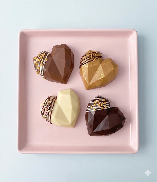 FORMA ESPECIAL 9836 TRUFA CORAÇÃO LAPIDADO BWB