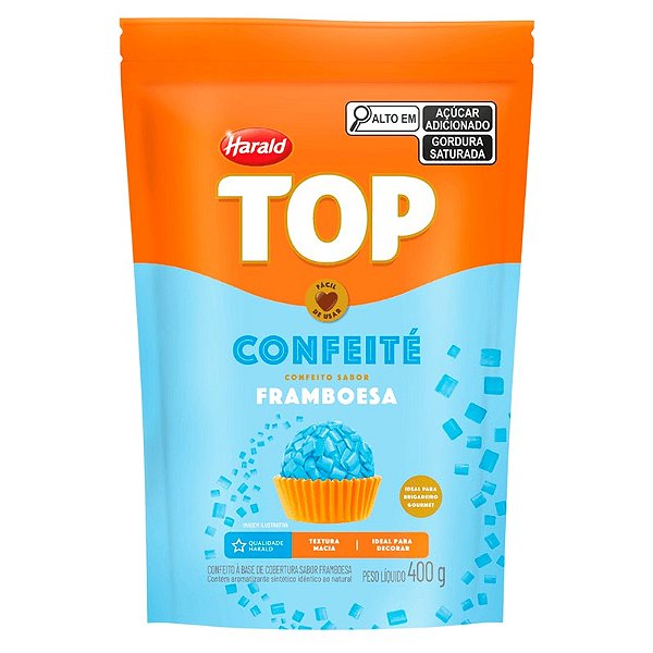 GRANULADO TOP CONFEITÉ FRAMBOESA 400GR HARALD