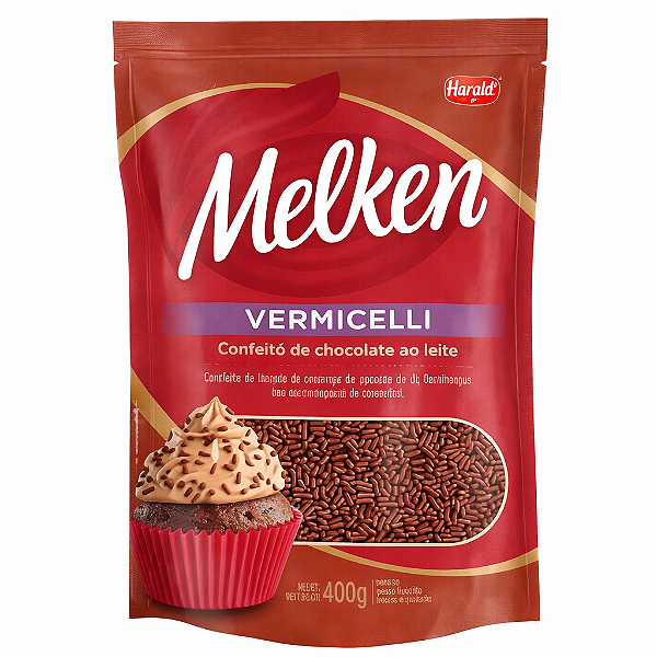 GRANULADO VERMICELLI MELKEN AO LEITE 400GR HARALD