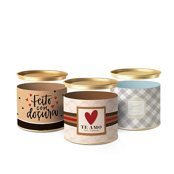 LATA PARA DOCES 10X7CM SORTIDA CROMUS