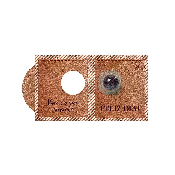 CARTÃO P/BOMBOM C/BLISTER PAI TE AMO CROMUS