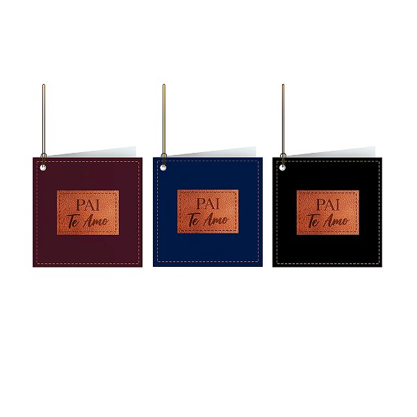 CARTÃO DE PRESENTE PAI TE AMO C/3UN CROMUS