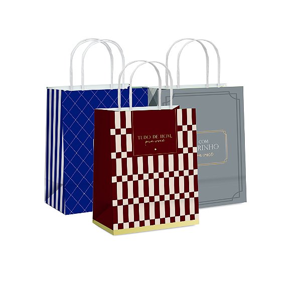 SACOLA 26X19,5X9,5CM SORTIDA CROMUS