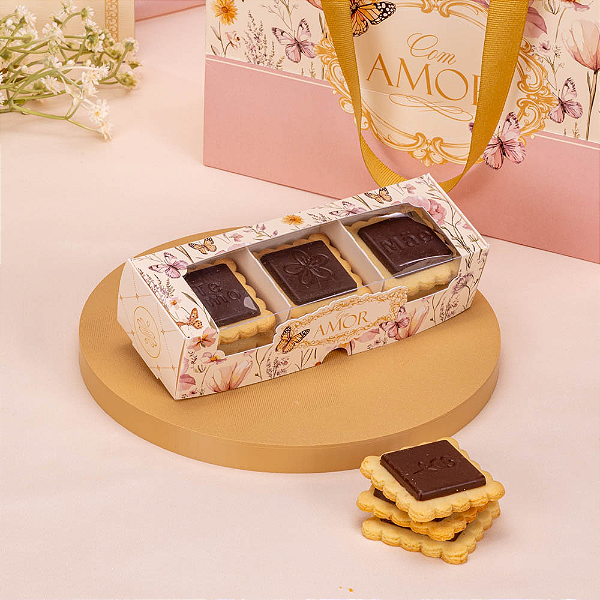 CAIXA COM VISOR PARA 9 BISCOITOS DOLCE VITA JANGO