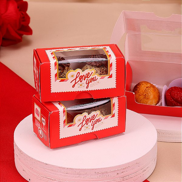 CAIXA P/2 DOCES COM VISOR LOVE YOU JANGO