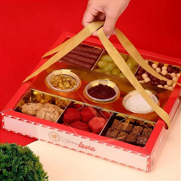 CESTA PARA PETISCO LOVE YOU UN JANGO