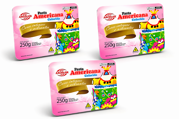 PASTA AMERICANA COLORIDA 250GR ARCOLOR