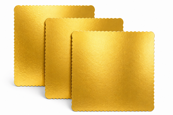 CAKE BOARD QUADRADO DOURADO ULTRAFEST