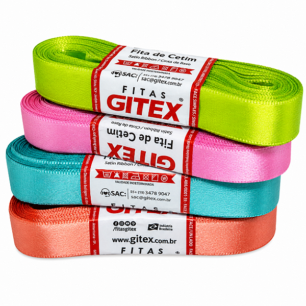 FITA DE CETIM Nº 05 22MM GITEX 10MT